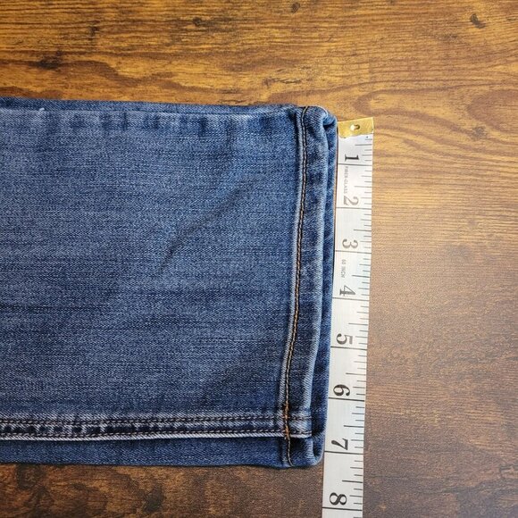 Maurices Jeans Womens 8 S Mid Rise Straight Medium Light Wash Stretch Denim - Picture 9 of 10